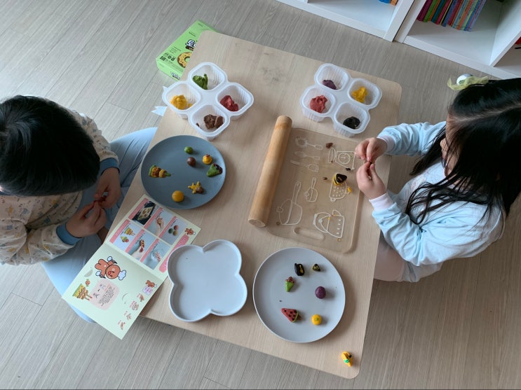  아이와 집에서 놀기, 토이쿠키 만들기, 에어프라이어 베이킹