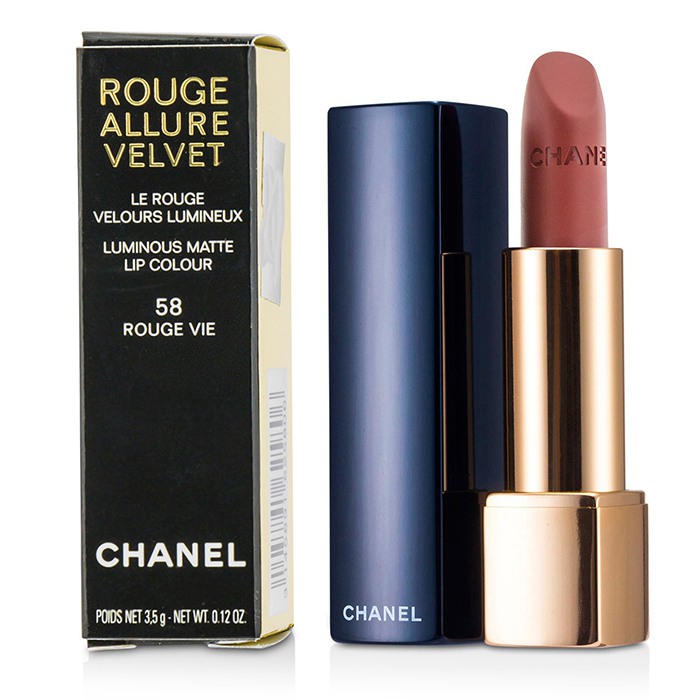 샤넬 샤넬 루쥬 알뤼르 벨벳 58 Rouge Vie 3.5g, 1개 추천해요 샤넬 샤넬 루쥬 알뤼르 벨벳 58 Rouge Vie 3.5g, 1개 추천해요