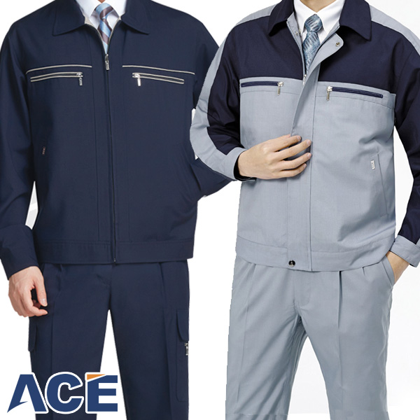 에이스 유니폼 ACE-901 1103 춘추 점퍼 바지 작업복 정비복 근무복 단체 추천해요