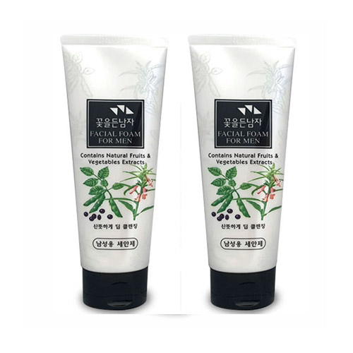   엄지척 꽃을든남자 훼이셜 폼 포맨 남성 전용 클렌징 딥클렌징꽃남 훼이셜폼 150ml 1  꽃남 1개