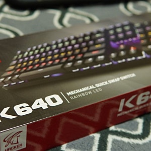 게이밍 기계식 키보드 (앱코해커K640 / 3만원 대 )