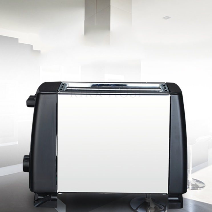  kirahosi 디자인 미니 주방 토스터기 토스트 미니오븐기 10호  덧신 증정 Dzkgq52 블랙