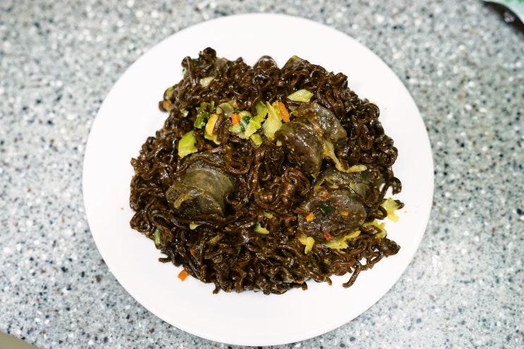  삼양 신상 신림동 백순대 볶음면 후기
