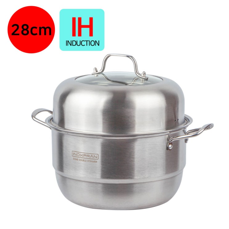 이녹스프랑 돔 2단 찜솥 28cm, 1개, 지름 28cm 추천해요 이녹스프랑 돔 2단 찜솥 28cm, 1개, 지름 28cm 추천해요