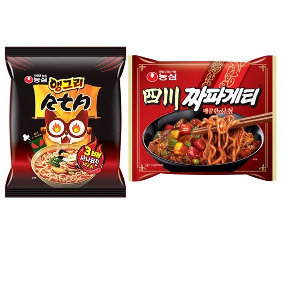  초대박상품 농심 앵그리 너구리 RTA 멀티5입 1팩  사천 짜파게티 총10봉 10개 확인해보시죠!!