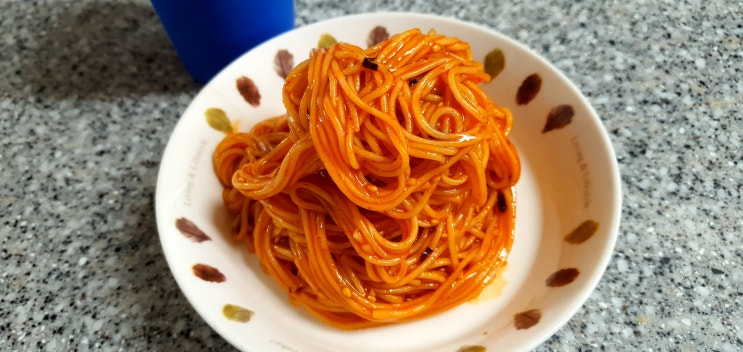  초간단요리 소면과 팔도비빔장으로 비빔국수 캬~
