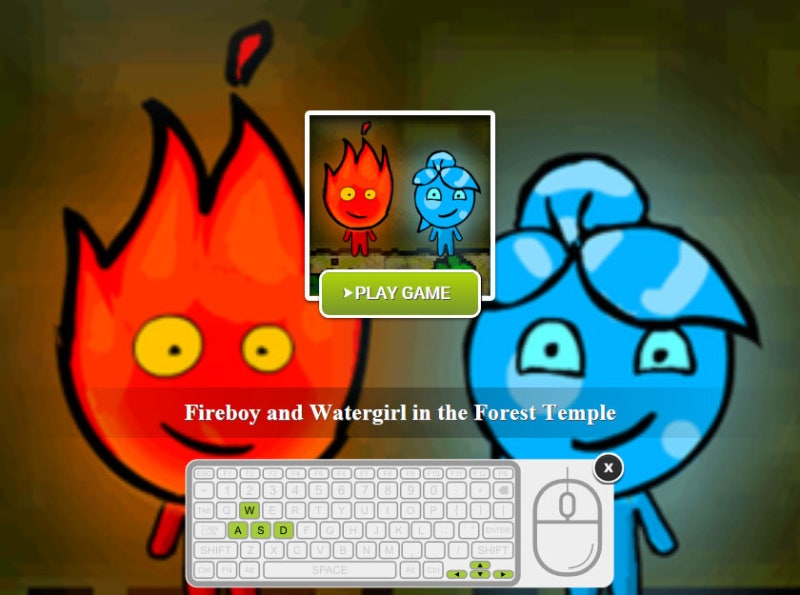 Fireboy and Watergirl 3: The Ice Temple - play at GoGy Free Games