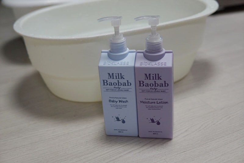 밀크바오밥 베이비 바디케어 2종 아기 바디워시, 베이비로션으로 깨끗해져요~