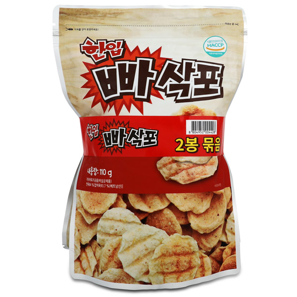 (로켓배송)명성식품 한입 빠삭포 2p, 220g, 1세트 추천해요