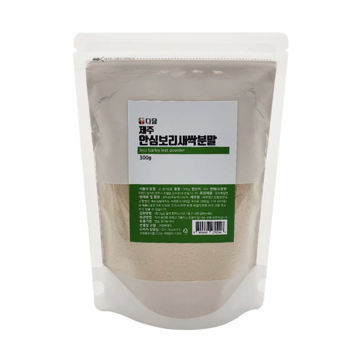  [품절예상][가성비굿]다담 제주 안심보리새싹분말, 300g, 1개 제품을 놓치지 마세요~~