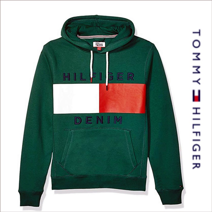   미국정품 Tommy Hilfiger 타미힐피거 남성 후드티 티셔츠