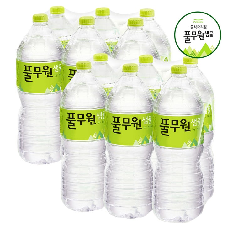  풀무원 샘물, 2L, 12팩