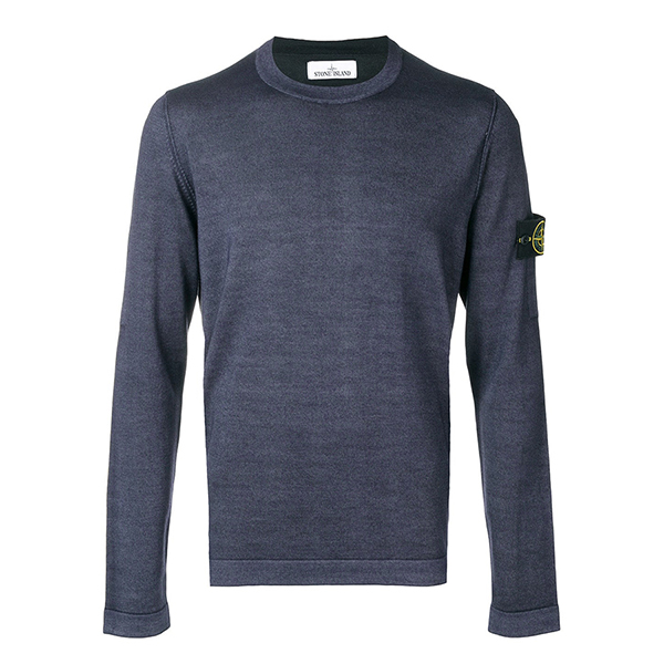  Stone Island 스톤아일랜드 6915571A8 V0026 와펜 울 니트 네이비