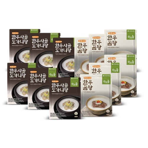 착한들 고삼 한우사골 도가니탕 6팩+한우 곰탕 6팩, 12개, 500g 추천해요 착한들 고삼 한우사골 도가니탕 6팩+한우 곰탕 6팩, 12개, 500g 추천해요
