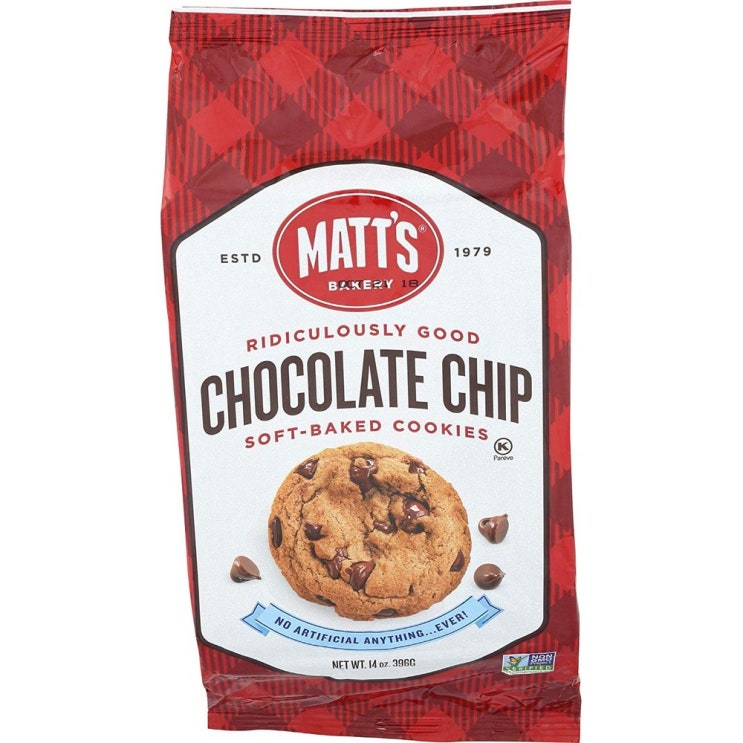 ️패피들 사이에 난리난, Matts Cookies 초코 칩 쿠키 14oz 상세설명참조 리뷰 보셨나요?