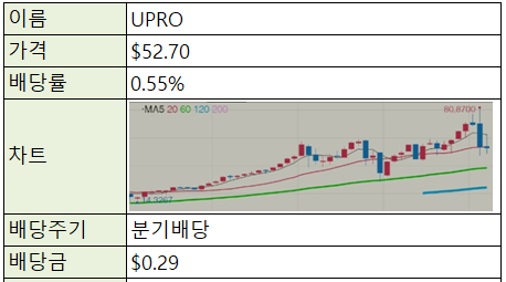  [재테크/미국] 미국 주식 ETF - UPRO (S&P500 레버리지x3)