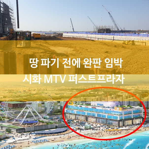  땅 다 파기도 전에 완판 임박! 거북섬 시화 MTV  퍼스트프라자