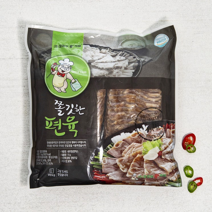 (로켓배송)장충동왕족발 쫄깃한편육, 1kg, 1개 추천해요