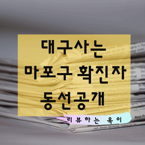 코로나 19 마포구 확진자 동선 공개/서울백병원 폐쇄