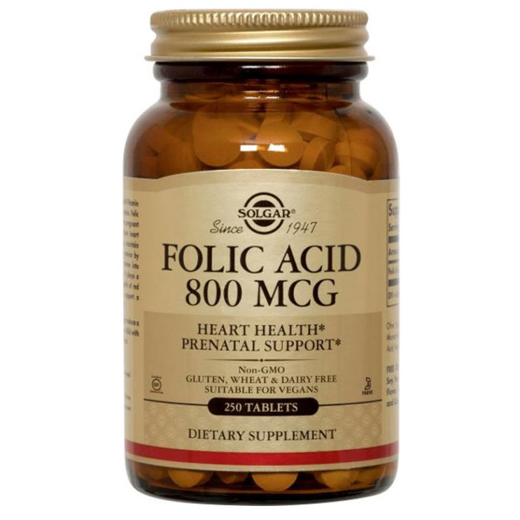  Solgar 엽산 800mcg 타블렛 250개입