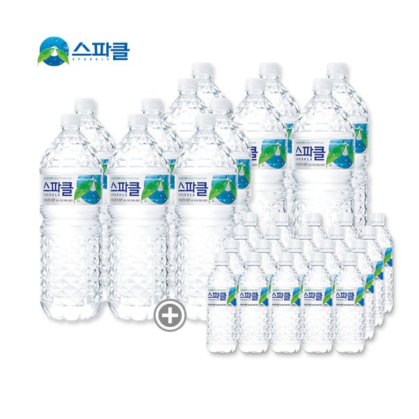  스파클 생수 2L 12병 + 500mL 20병, 1세트