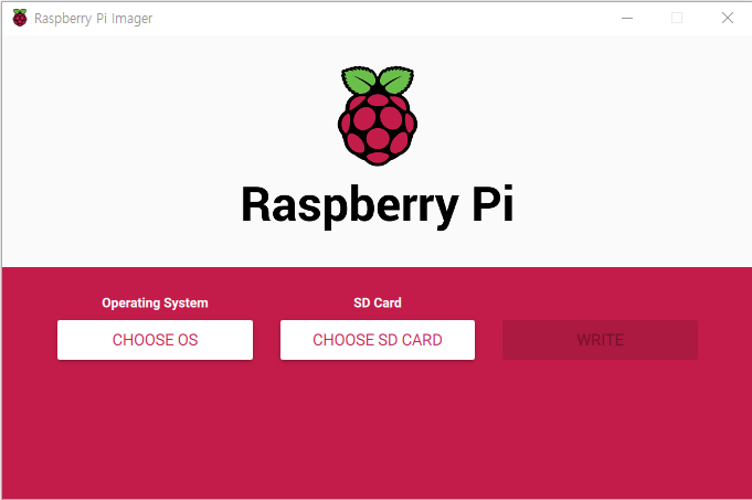 Raspberry Pi Imager를 이용한 라즈베리파이 OS 설치