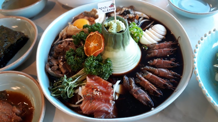  간장을품은  소라게 "해물모듬장" 제주 애월맛집 건강한 한식 밥상