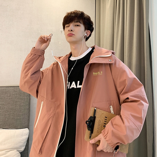  남성 후드 바람막이 자켓 점퍼 남자 빅사이즈 아우터