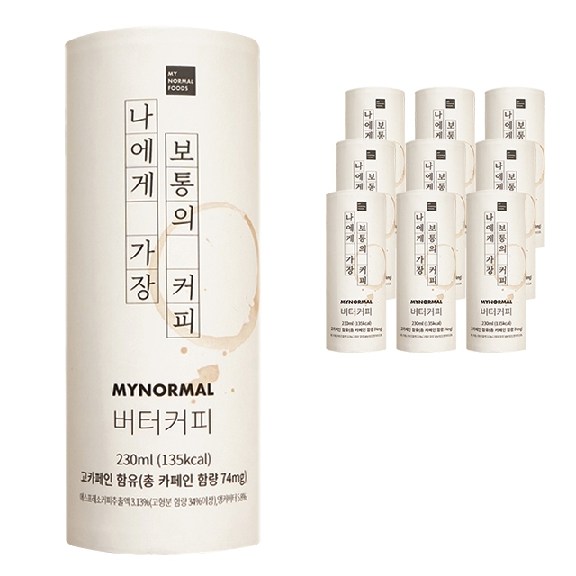  마이노멀푸드 버터커피 230ml 10개