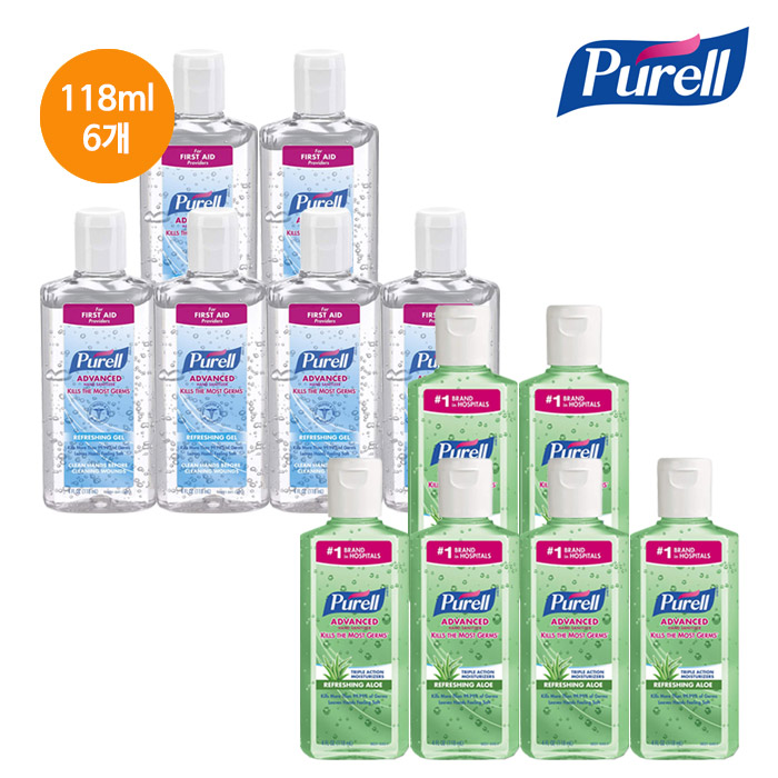  [슈퍼세일] purell 퓨렐 손소독제 휴대용 118ml 6개한팩 무향118ml 6개한팩 확인해보세요~
