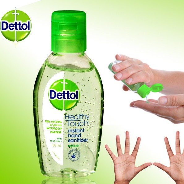  데톨 Dettol 휴대용 손소독제 50ml 1 손세정제, 1개