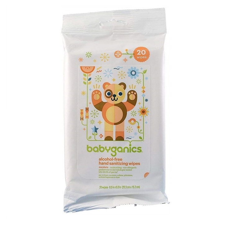 코로나마스크, 손세정제 : 베이비 가닉스 babyganics 만다린 무알콜 손 소독제 세정제 티슈 20개입 3팩 1개 : 코로나19 방지 코로나마스크, 손세정제 : 베이비 가닉스 babyganics 만다린 무알콜 손 소독제 세정제 티슈 20개입 3팩 1개 : 코로나19 방지