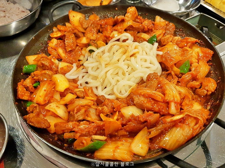  소래포구역 맛집 백채김치찌개 신메뉴 돼지김치구이 존맛탱