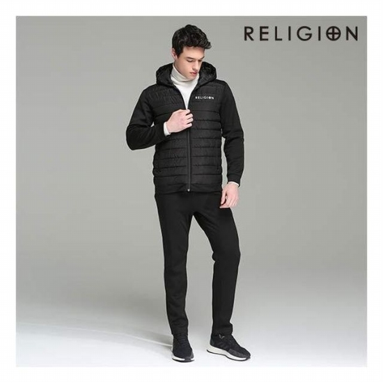 릴리전 RELIGION 남성 후드 웜패딩 트랙수트 세트(RH-PTM-101_BK) 추천해요 릴리전 RELIGION 남성 후드 웜패딩 트랙수트 세트(RH-PTM-101_BK) 추천해요