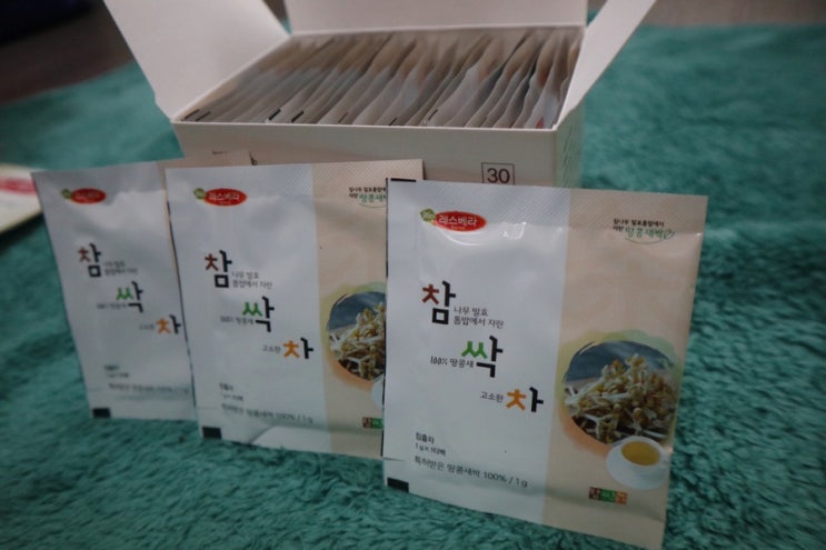  레스베라 땅콩새싹차 부모님선물로 추천