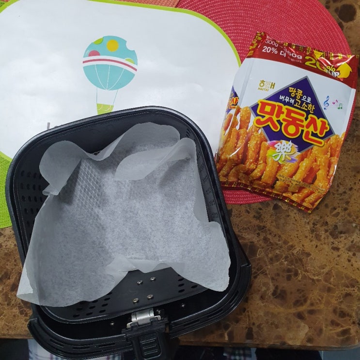  에어프라이기 맛동산 / 에어프라이어 과자 조리법