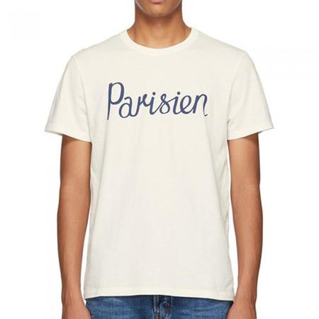   멸치쇼핑메종키츠네 반팔티 PARISIEN TSHIRTLATTE