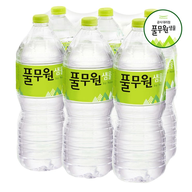  풀무원 샘물 2L x 6pet, 6개