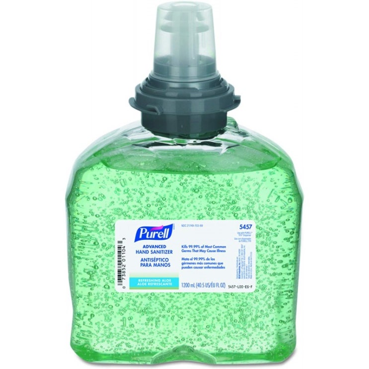 마스크, 손세정제 : PURELL GOJ 545704 알로에가 함유 된 고급 TFX 젤 인스턴트 핸드 소독제 리필 1200 mL 투명 4 팩 1 : 코로나19 방지 마스크, 손세정제 : PURELL GOJ 545704 알로에가 함유 된 고급 TFX 젤 인스턴트 핸드 소독제 리필 1200 mL 투명 4 팩 1 : 코로나19 방지