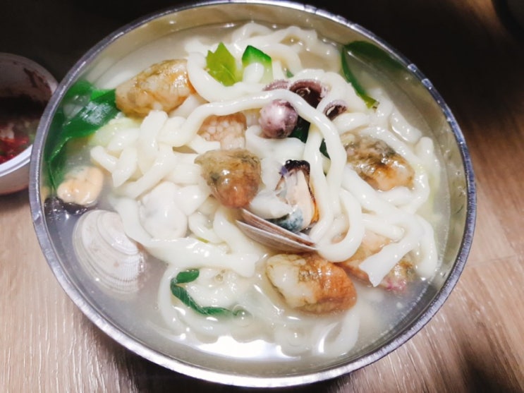  백청우 칼국수 배달도 역시 굿