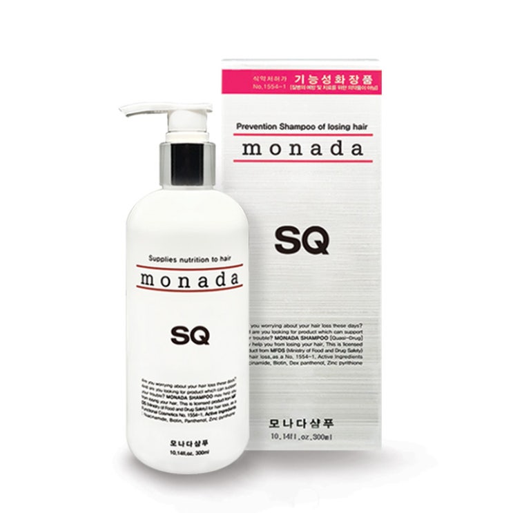 SQ제약 탈모증상 완화에 도움을 주는 모나다샴푸 300ml, 1개 추천해요 SQ제약 탈모증상 완화에 도움을 주는 모나다샴푸 300ml, 1개 추천해요