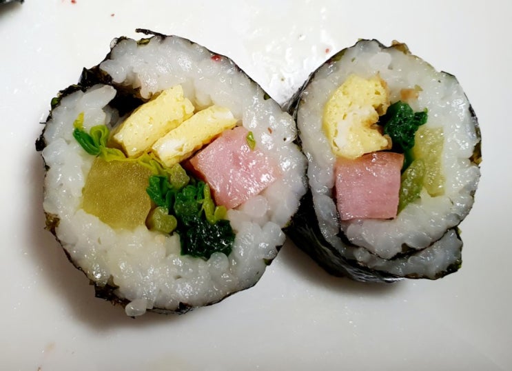  꼬마김밥 만들기(조미김으로 부드러워요)