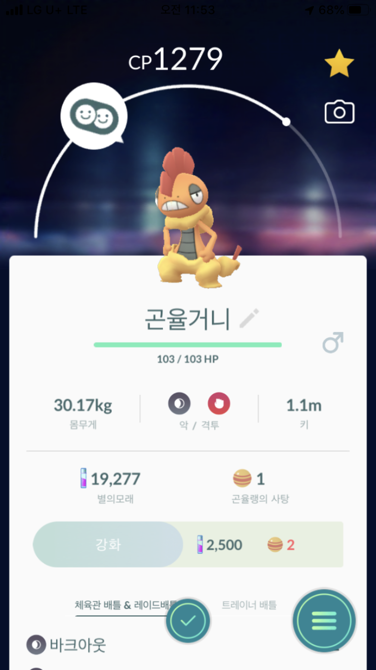  곤율랭 진화 “곤율거니”