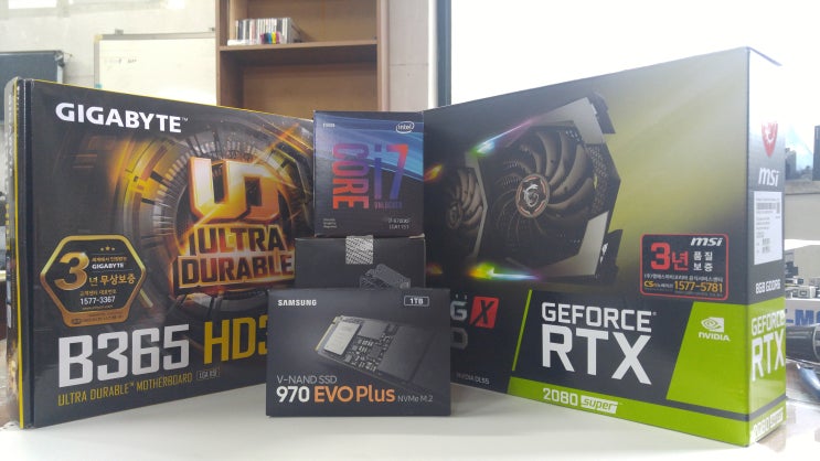  MSI RTX 2080 Super GamingX Trio D6 8GB       RTX 2080 슈퍼 게이밍X 트리오 트라이프로져          인텔 i7 9세대 9700K/F