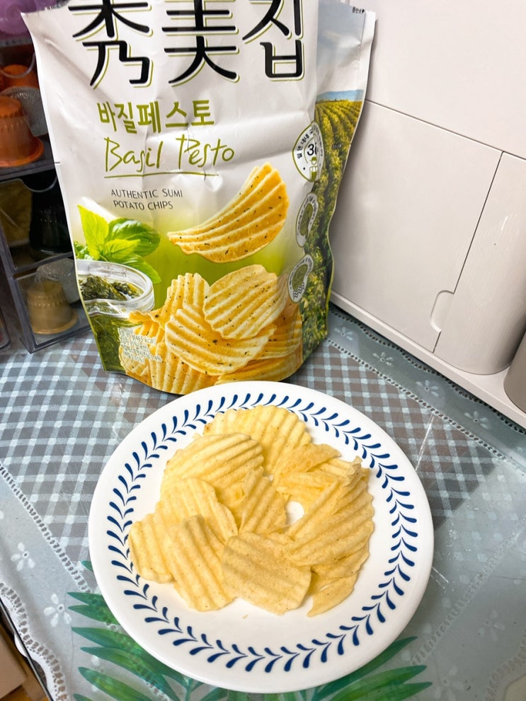 농심 수미칩 바질페스토 & 오리지널