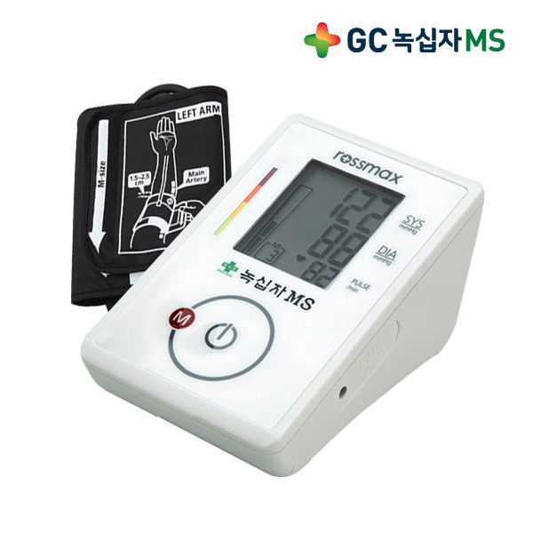  녹십자 혈압측정기 CG155F 혈압계 가정용아답터포함 1개 CG155F아답터