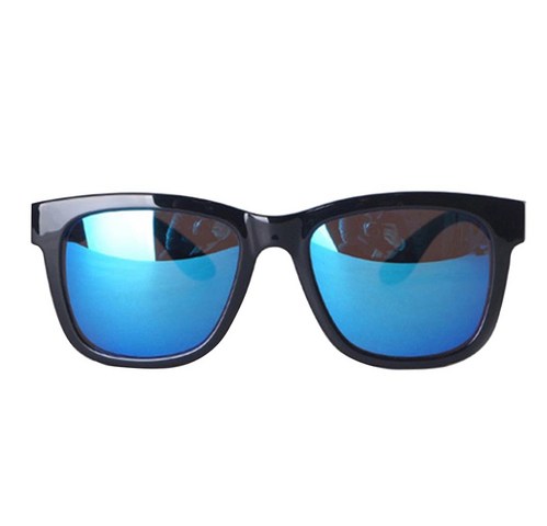 고글/선글라스 아주 좋은 오클렌즈 미러 선글라스 ST306, 프레임(유광블랙 + 유광블랙), 미러렌즈(블루미러) 스펙