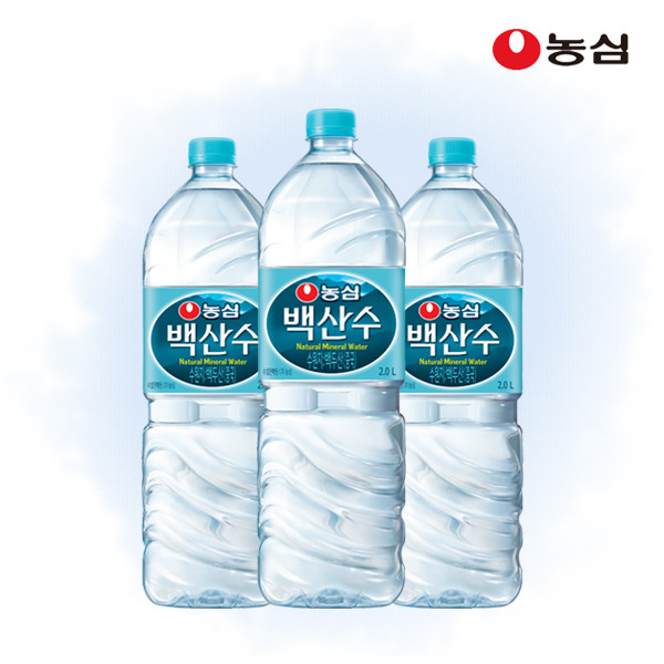  [농심] 백산수 2L 6병 생수, 상세 설명 참조, 선택:백산수 2리터 6병