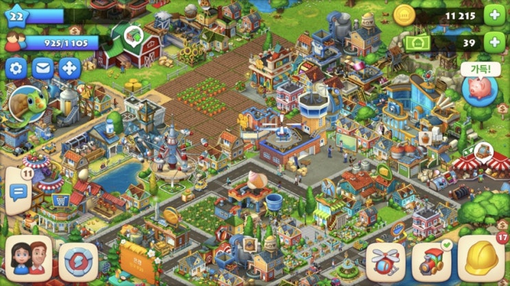  폰게임 일상 소개 추천 클래시오브클랜 쿠킹다이어리 TOWNSHIP