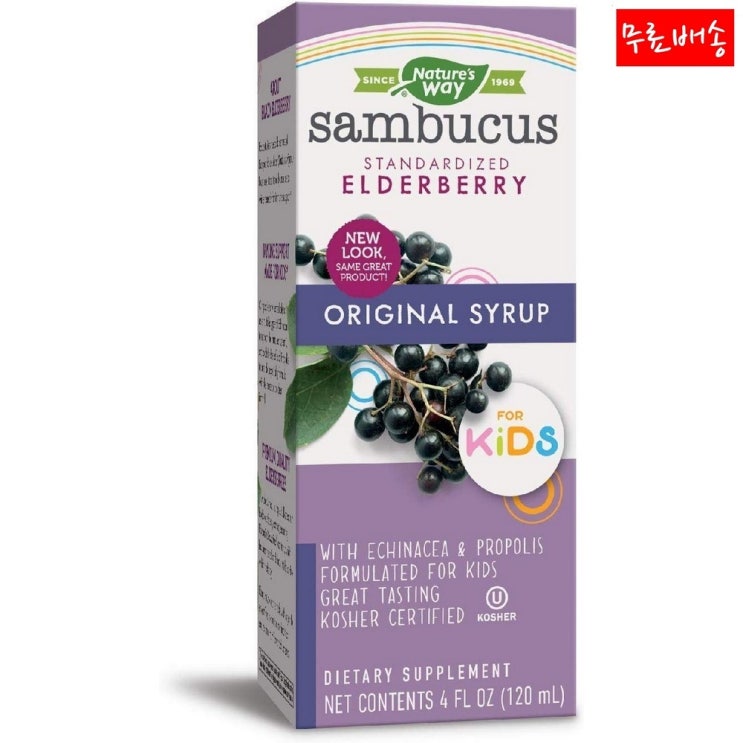 네이처웨이 삼부커스 엘더베리 Elderberry Immune Syrup for Kids 120ml, 1개 추천해요 네이처웨이 삼부커스 엘더베리 Elderberry Immune Syrup for Kids 120ml, 1개 추천해요